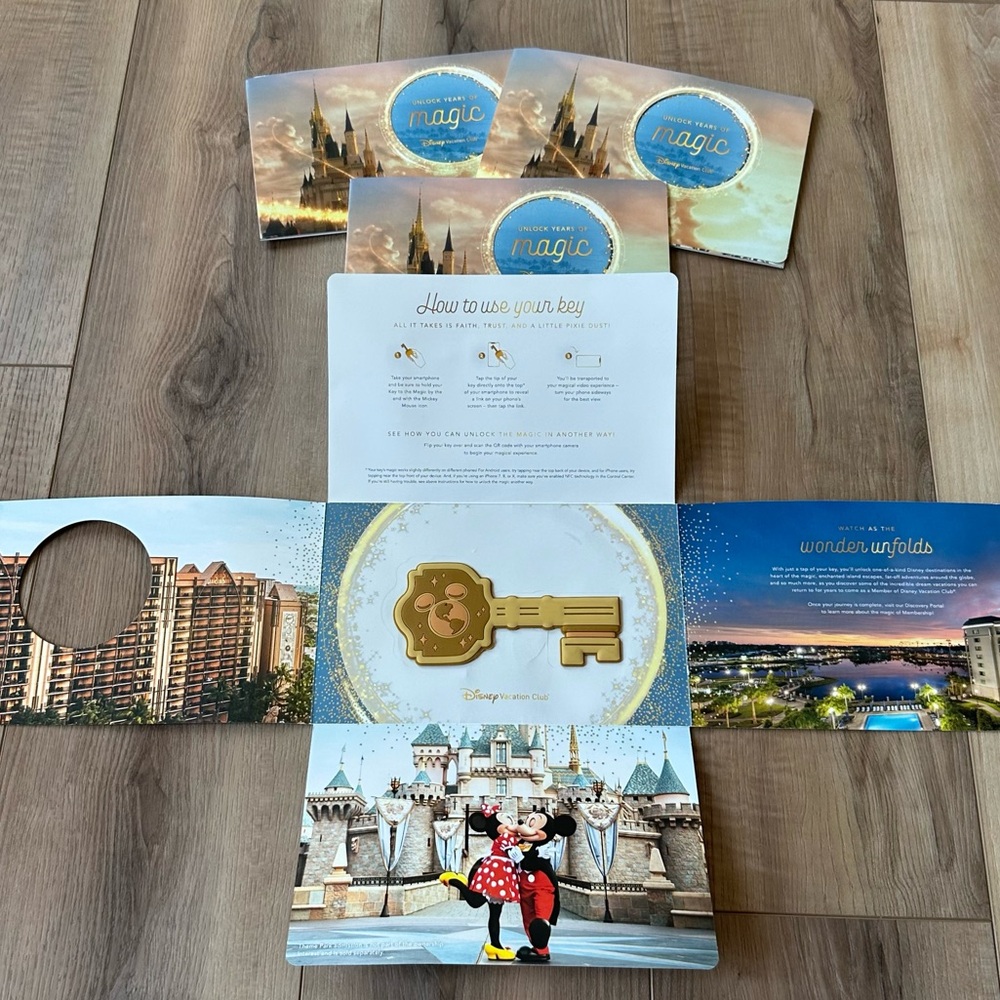 Disney Vacation Club Magic Key Bundle!! Brand New!!